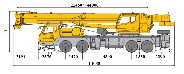 Автокран XCMG XCT55